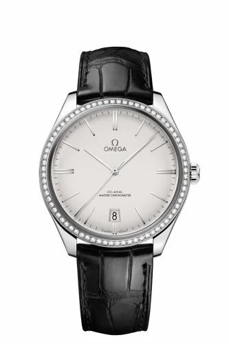 Omega De Ville Trésor Master Chronometer Stainless Steel / Diamond / Silver 435.18.40.21.02.001 (43518402102001)